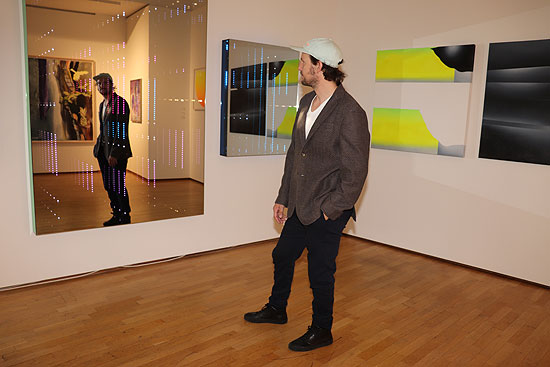 Lichtkünstler Alexander Deubl: Eröffnung der Ausstellung "Just Light and Colour" in der Galerie "Opdahl Munich" am 06.08.2020 (©Foto. Martin Schmitz)